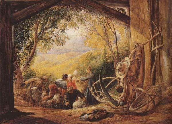 Samuel Palmer The Shearers France oil painting art
